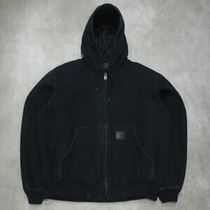 RARE Carhartt x Chrysler Imported From Detroit IFD Black Active Jacket Sz Large